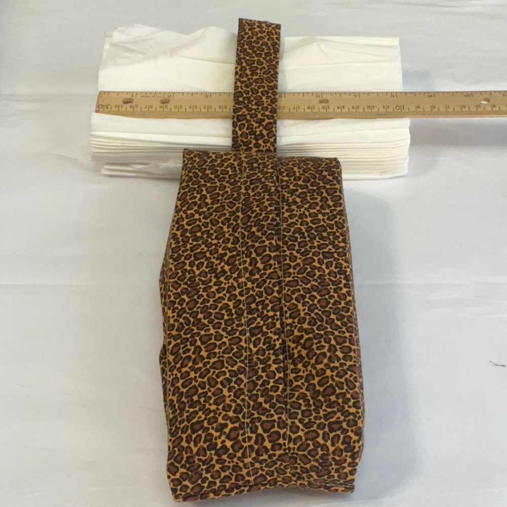 Travel Tissue Holder Cheetah Print